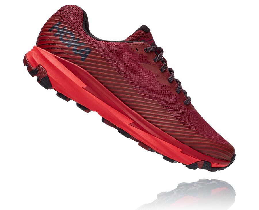 Hoka One One トレイルシューズ メンズ 赤 - トレント 2 - AY1326789